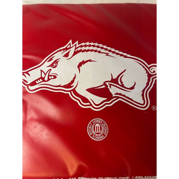 Vintage Arkansas Razorback Stadium Cushion GUC WPS - Picture 3 of 3
